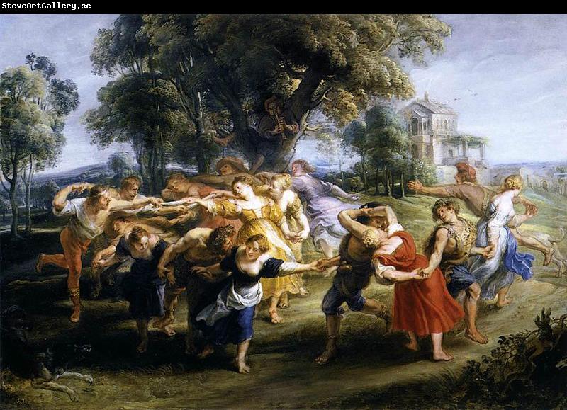 Peter Paul Rubens Dance of Italian Villagers